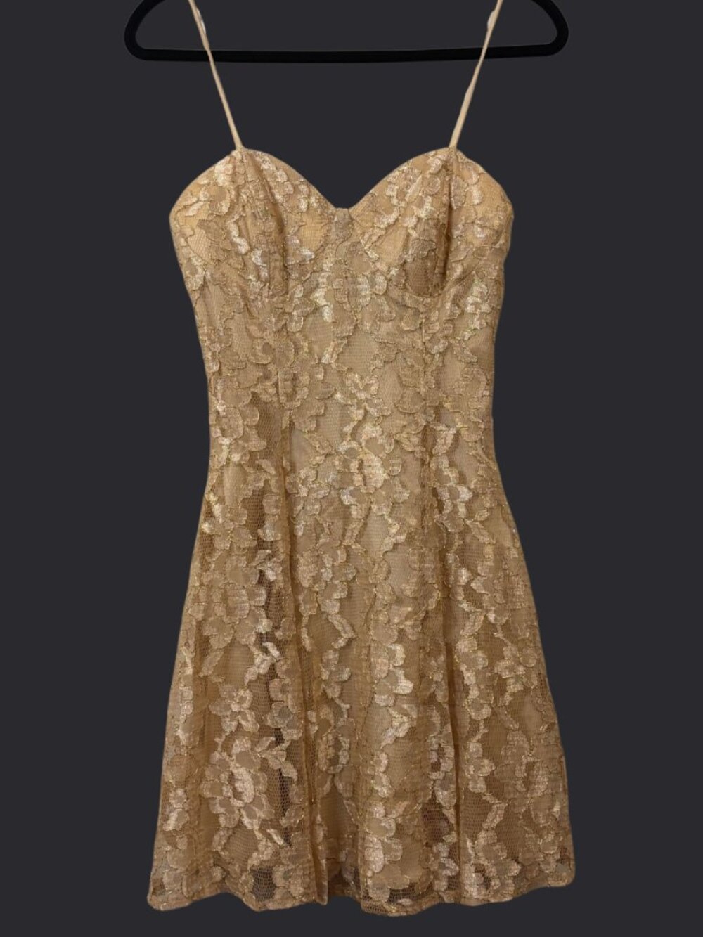 Vintage 90s Grunge Coquette Lace Mini Dress